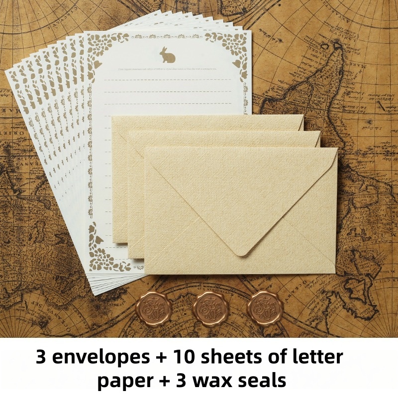 Wax Seal Stamp Set - مجموعة دعوات زفاف فاخرة من 16