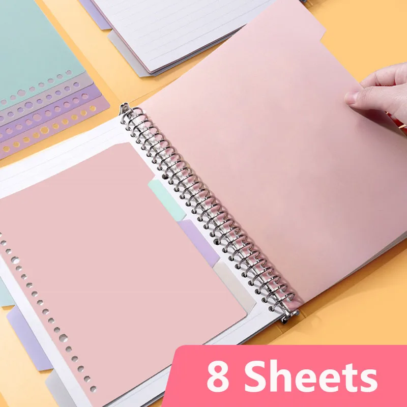 Tab Divider A4 - فواصل مؤشر بلاستيكية ملونة لمخطط A5