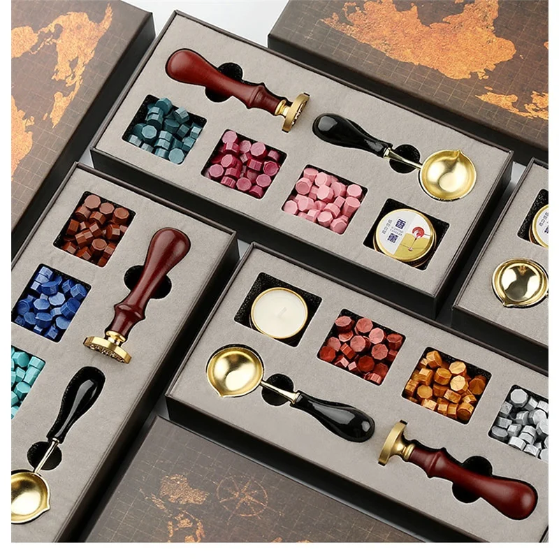 Wax Seal Stamp Set - لتقوم بها بنفسك طوابع صندوق عازل