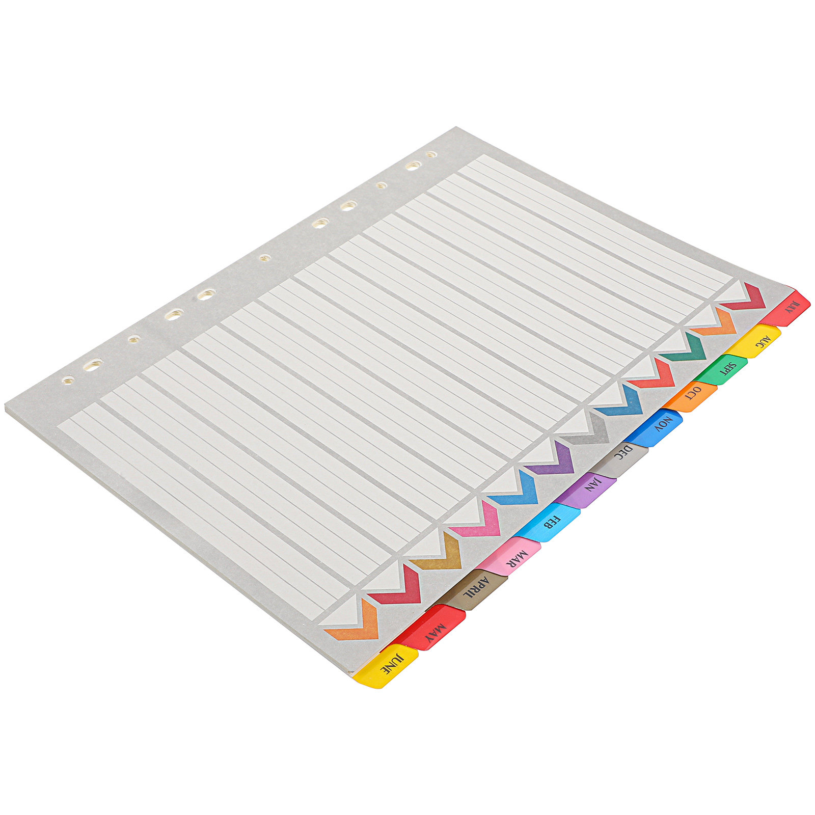 12 ورقة فواصل قابلة للفصل بحجم - مراجعة Tab Divider A4 وسعره