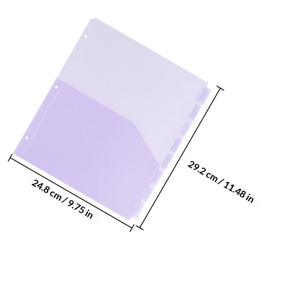 مجموعتان من فواصل الملفات بحجم - مراجعة Tab Divider A4 وسعره