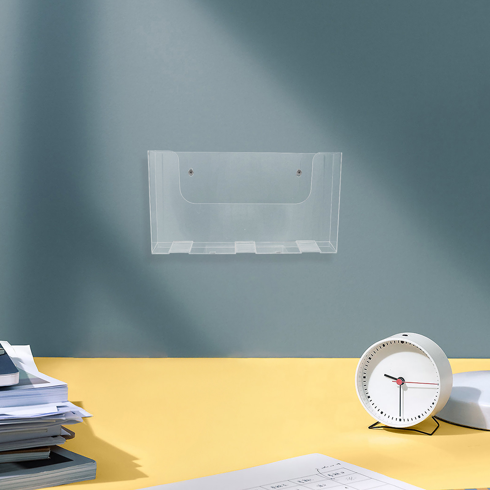 حامل ملفات أكريليك شفاف مثبت ع - مراجعة Magazine Holder Rack وسعره