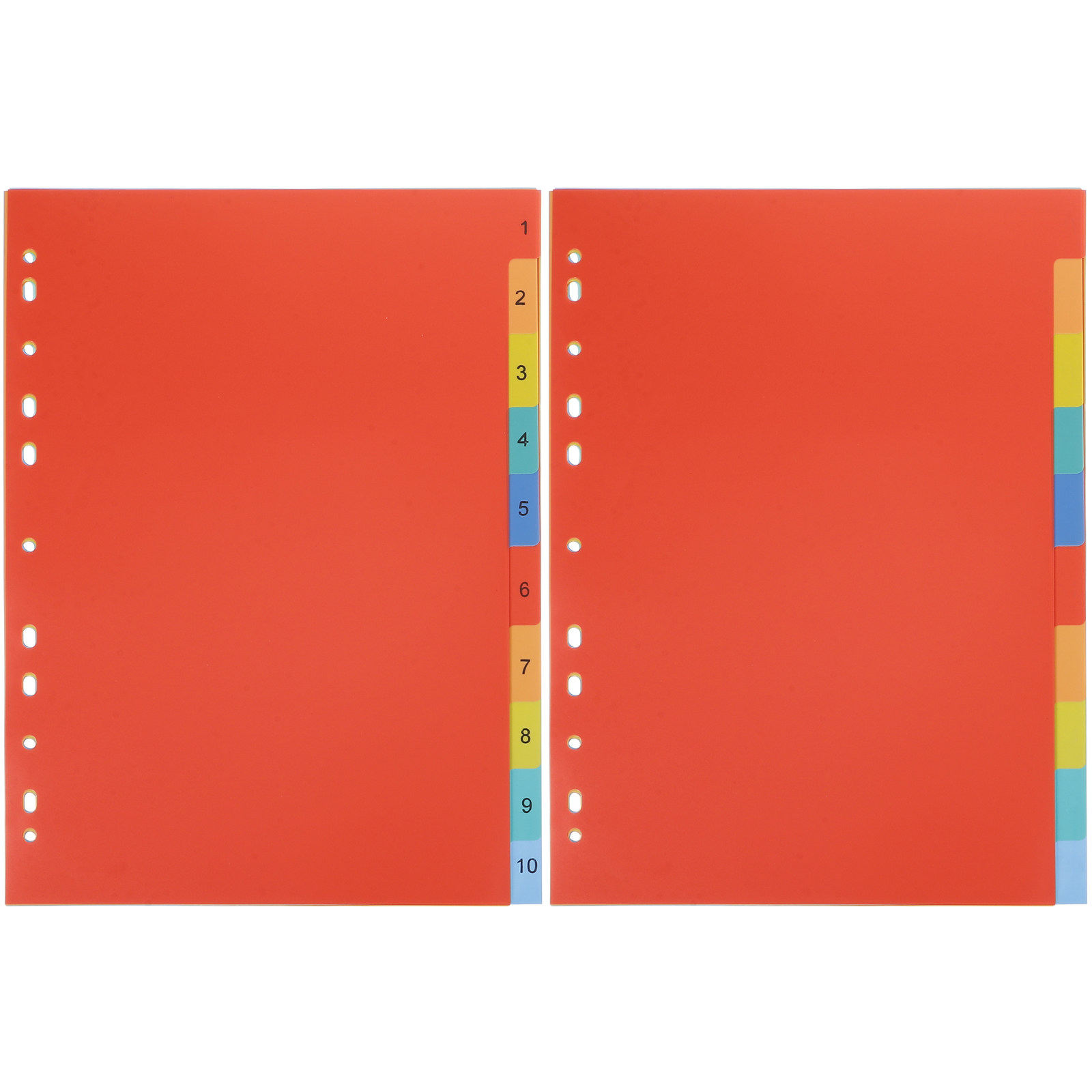 مجموعتان من فواصل الملفات A4 م - مراجعة Tab Divider A4 وسعره