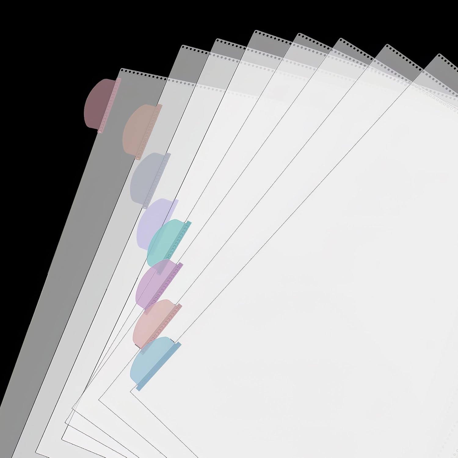 أغلفة ورقية شفافة A4 مع ألسنة  - مراجعة Tab Divider A4 وسعره