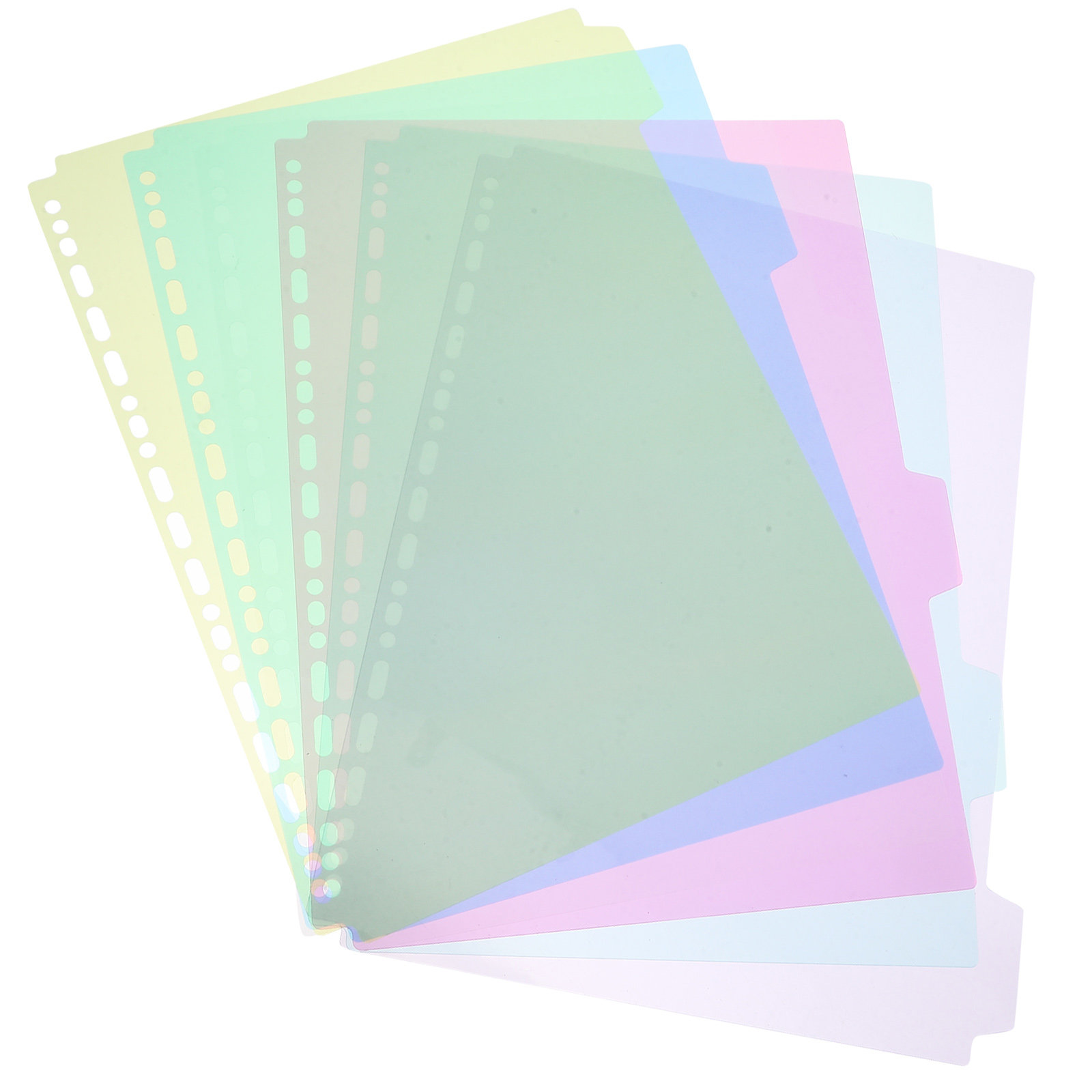 6 قطع فواصل فهرسة بحجم A4، صفح - مراجعة Tab Divider A4 وسعره