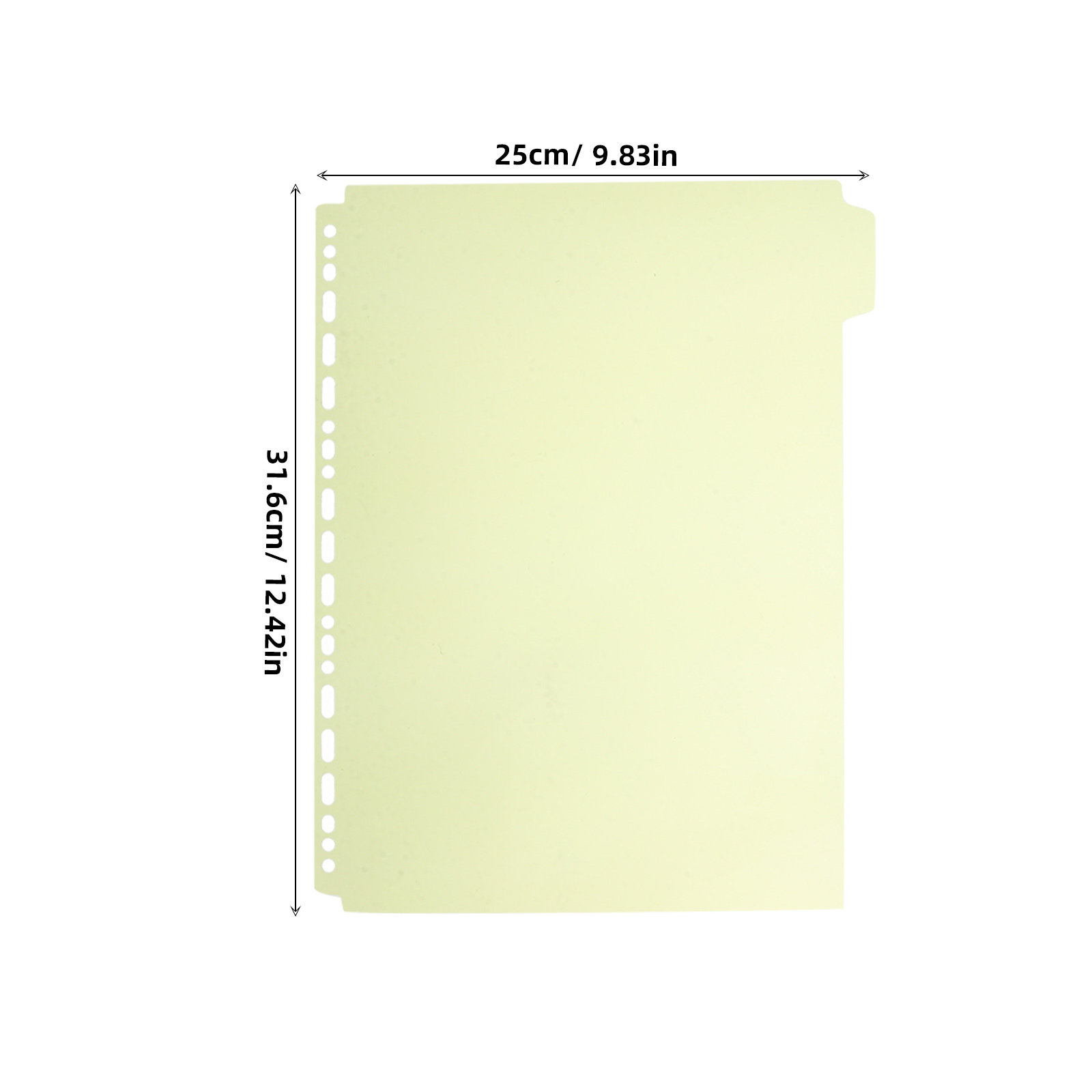 6 قطع فواصل فهرسة بحجم A4، صفح - مراجعة Tab Divider A4 وسعره