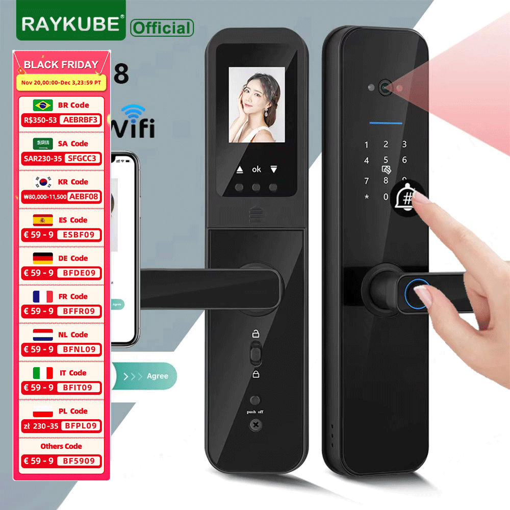 RAYKUBE F008 Tuya Wifi ثقب الب - مراجعة Letter Opener Brass وسعره