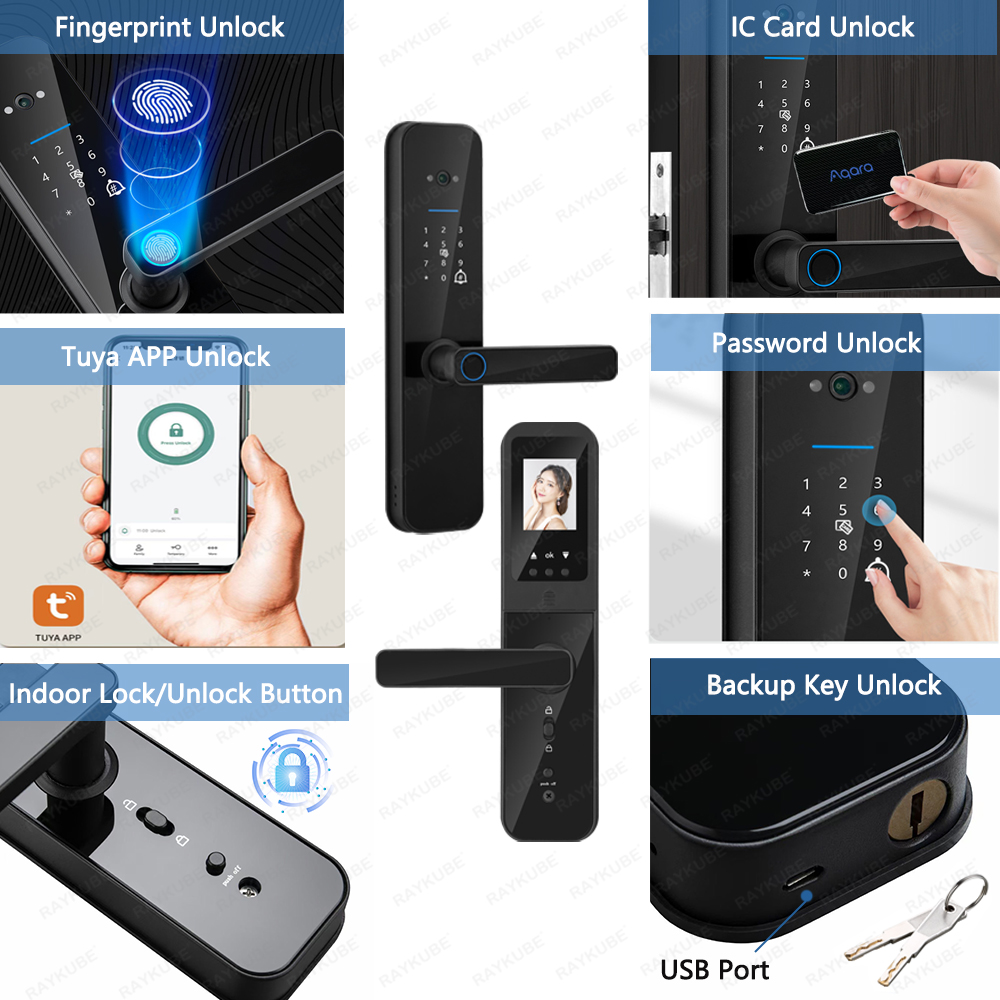 RAYKUBE F008 Tuya Wifi ثقب الب - مراجعة Letter Opener Brass وسعره