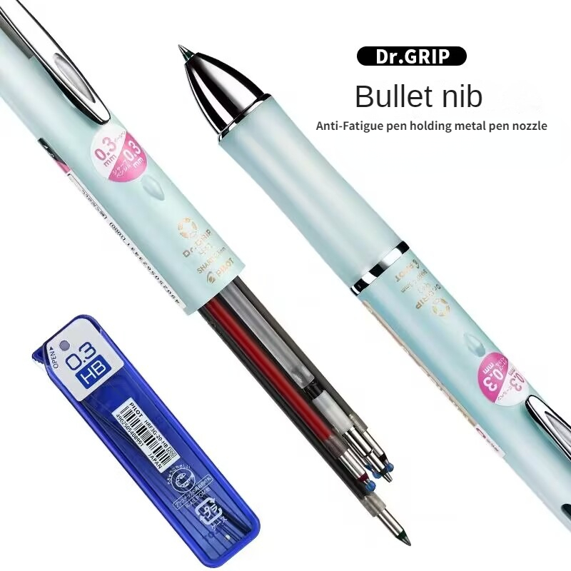 الطيار الدكتور قبضة 4 + 1 قلم  - مراجعة Mechanical Pencil 0.3 وسعره