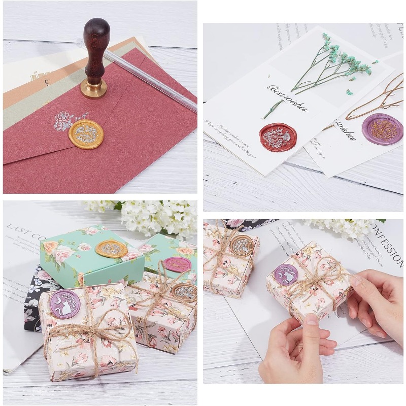 1 مجموعة القلعة ختم من الشمع خ - مراجعة Wax Seal Stamp Set وسعره