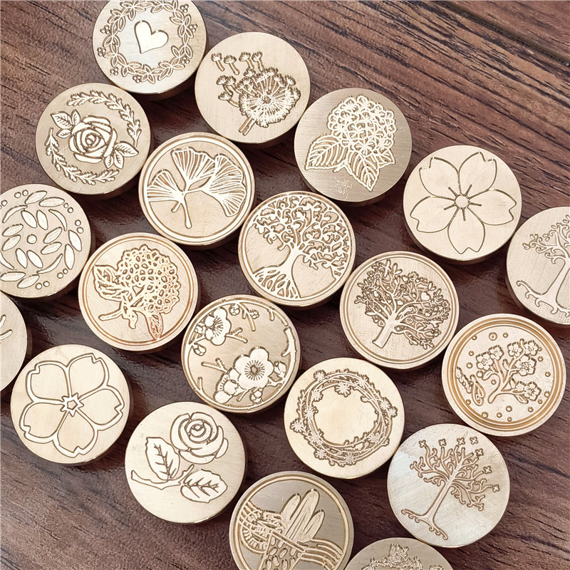 رأس ختم شمع الزهور ، أوراق الن - مراجعة Wax Seal Stamp Set وسعره