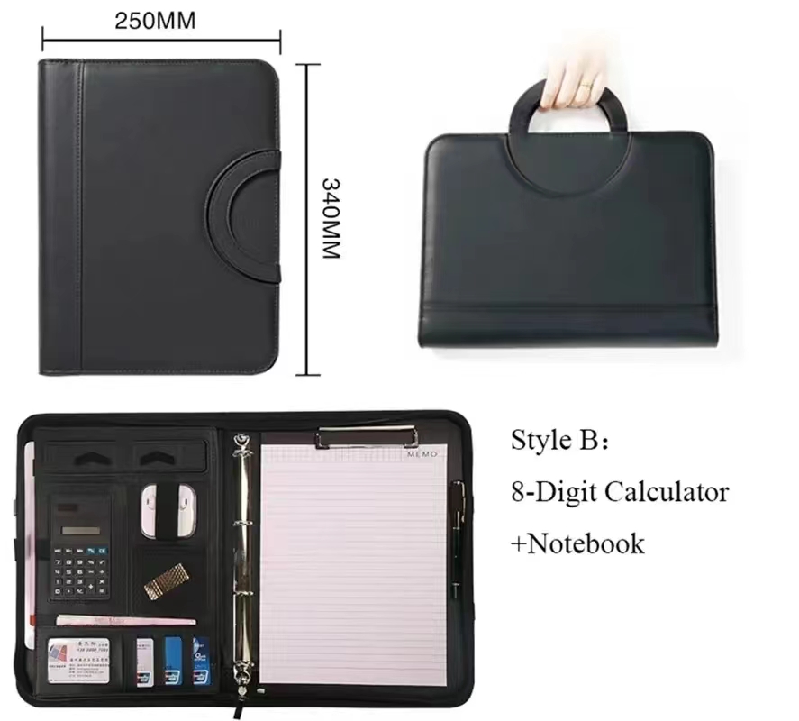 بو الجلود A4 سستة آلة حاسبة ال - مراجعة Binder A4 Lever وسعره
