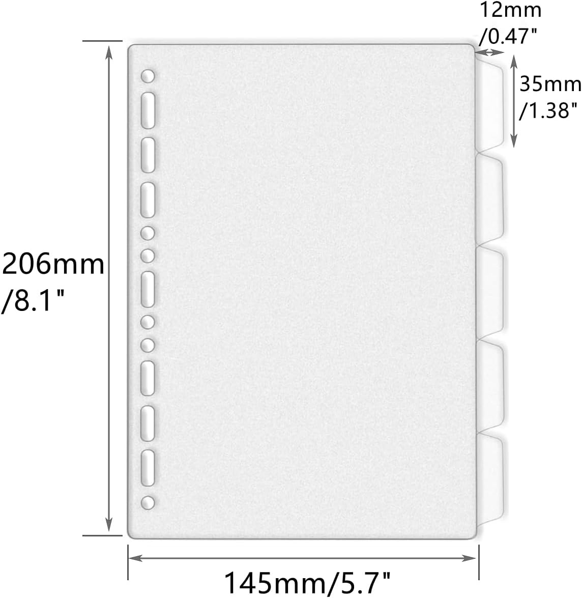 A4 A5 B5 فواصل الموثق Genera ث - مراجعة Tab Divider A4 وسعره
