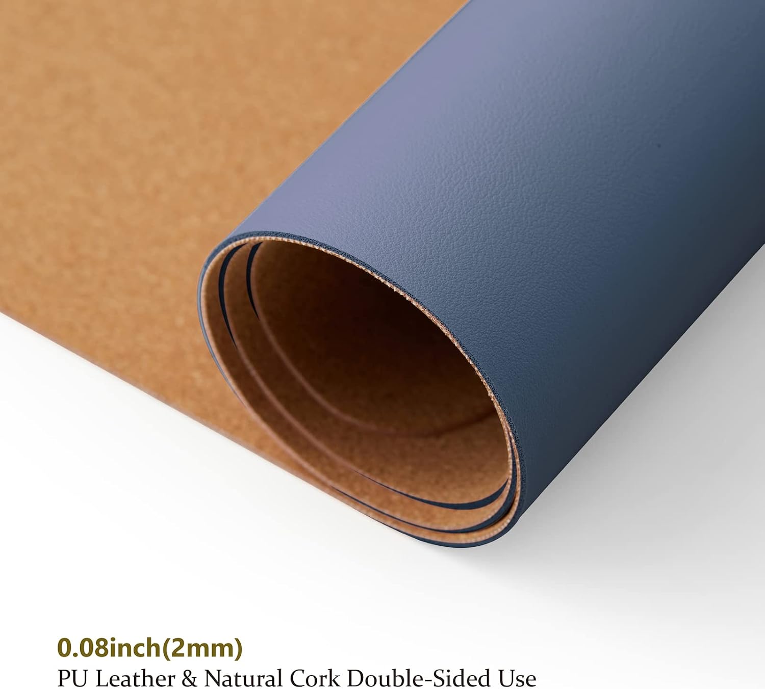 سجادة مكتب من الفلين مزدوجة ال - مراجعة Leather Desk Pad وسعره