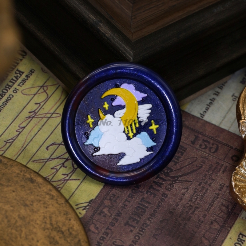 كريستال روز السماء المرصعة بال - مراجعة Wax Seal Stamp Set وسعره