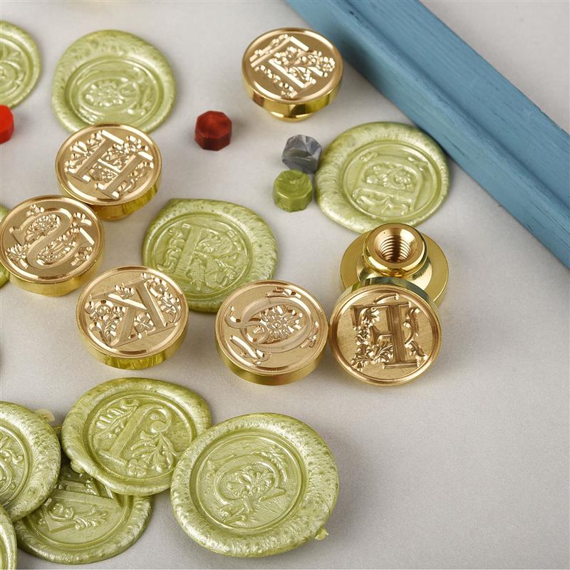 A-Z خمر مختومة ختم الشمع رئيس  - مراجعة Wax Seal Stamp Set وسعره