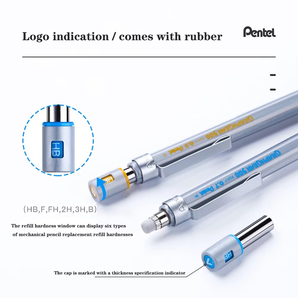 قلم رصاص ميكانيكي بنتل جرافجير - مراجعة Mechanical Pencil 0.3 وسعره